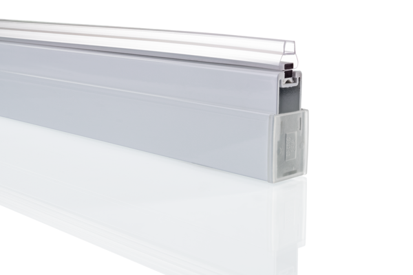 Hüppe HP ZUB Ergaenzungss. Nische Design,1900 mm L: 1900 - White Edition, Farbe weiß Bild 2