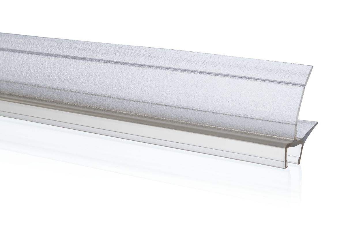 Hüppe Ablaufprofile 1050 mm 501 Design, Farbe transparent Bild 1