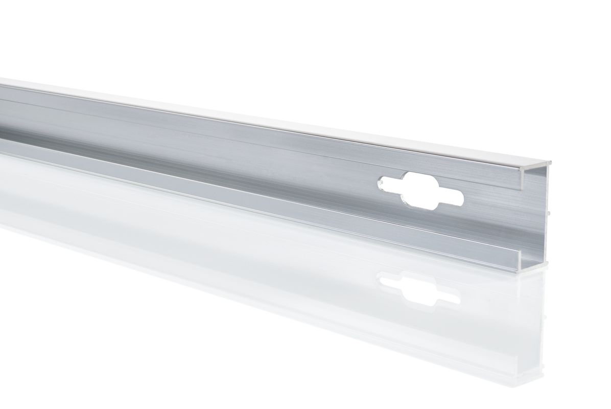 Hüppe HP ZUB Verbreit. 15 mm für Tür Direktans. L: 2000, Farbe silber Bild 1