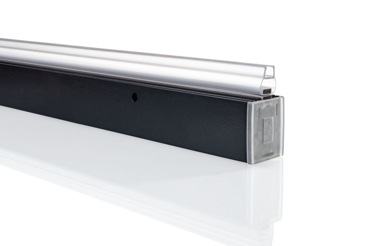 Hüppe HP ZUB Ergaenzungss. Nische Design, Mass. L: bis 2000 - Black Edition, Farbe schwarz Bild 1