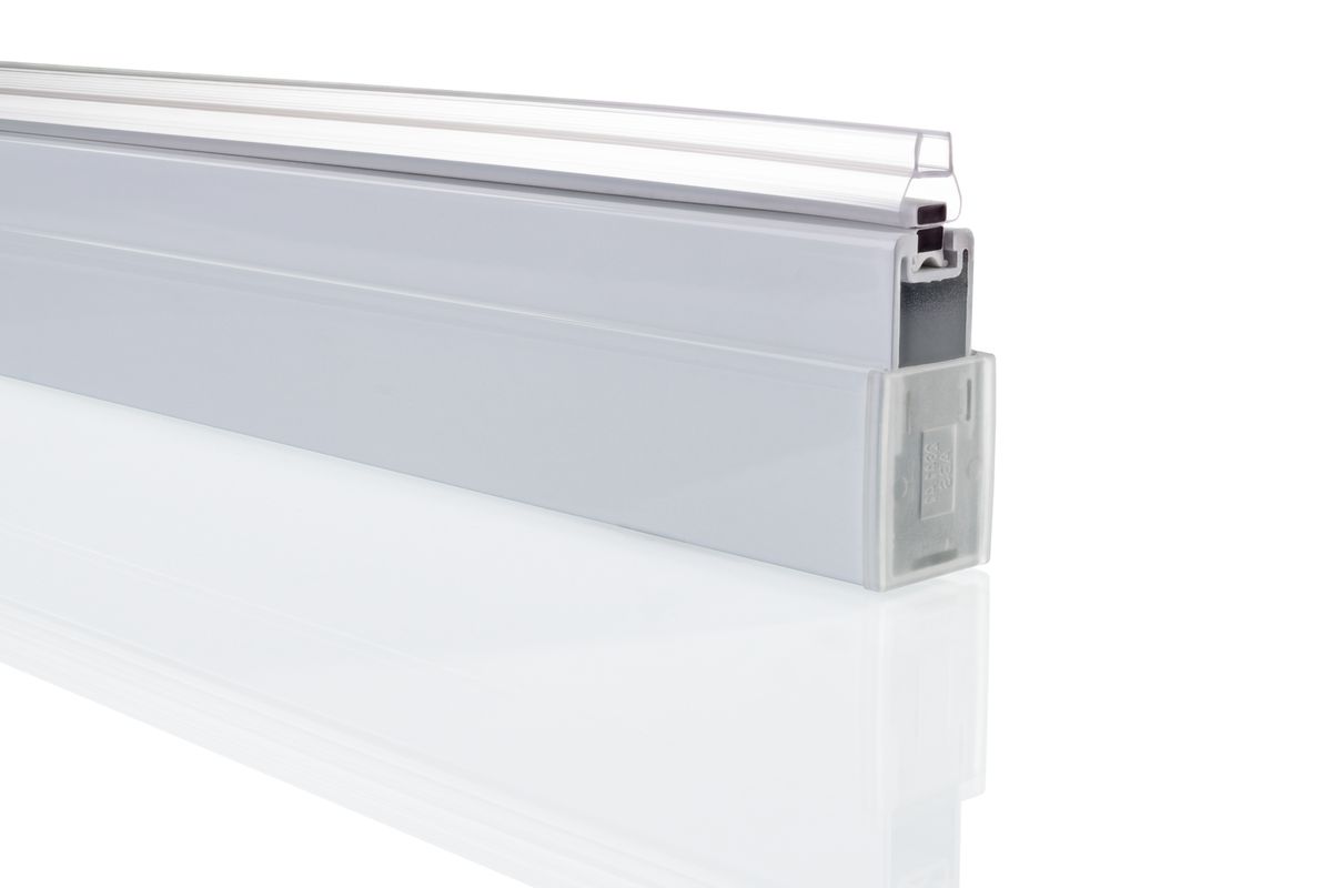 Hüppe HP ZUB Ergaenzungss. Nische Design,1900 mm L: 1900 - White Edition, Farbe weiß Bild 1