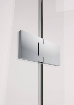 Hüppe HP DA Solva TG STMFSMNT Massanf.1 Li. White Edition, Grau, 5-Eck, Farbe weiß Bild 4