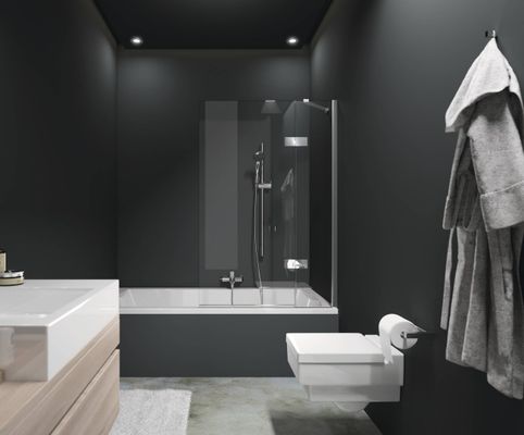 Hüppe HP BA Solva TG BW1MFS Massanf.3 rechts White Edition, Grau, Farbe weiß Bild 10