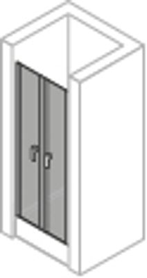 Hüppe HP DA Design pure 4-Eck PTN Massanf, Grau, Farbe weiß Bild 6