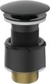 Ideal Standard Schaftventil, nicht verschliessb, Haubendurchm.72 mm, Farbe schwarz Bild 1