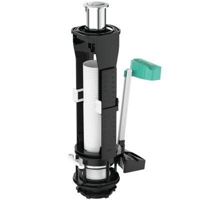 Ideal Standard 2-Mengenablaufgarnitur Smartvalve, für Keramikspülkasten, Farbe silberfarben Bild 3
