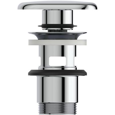 Ideal Standard Push open Ventil quadratisch, 85 x 85 x 30 mm, Farbe silberfarben Bild 4