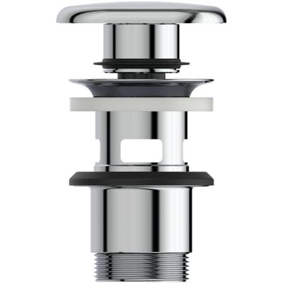 Ideal Standard Push open Ventil quadratisch, für HWB, 75 x 75 x 30 mm, Farbe chrom Bild 2