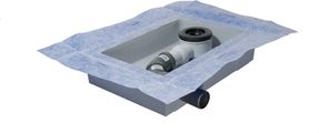 Ideal Standard Ablaufbox gross, DN 50, rechts oder links verwendbar, 460 x 320 x 100 mm Bild 1
