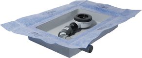 Ideal Standard Ablaufbox klein, DN 40, rechts oder links verwendbar, 460 x 320 x 75 mm Bild 1