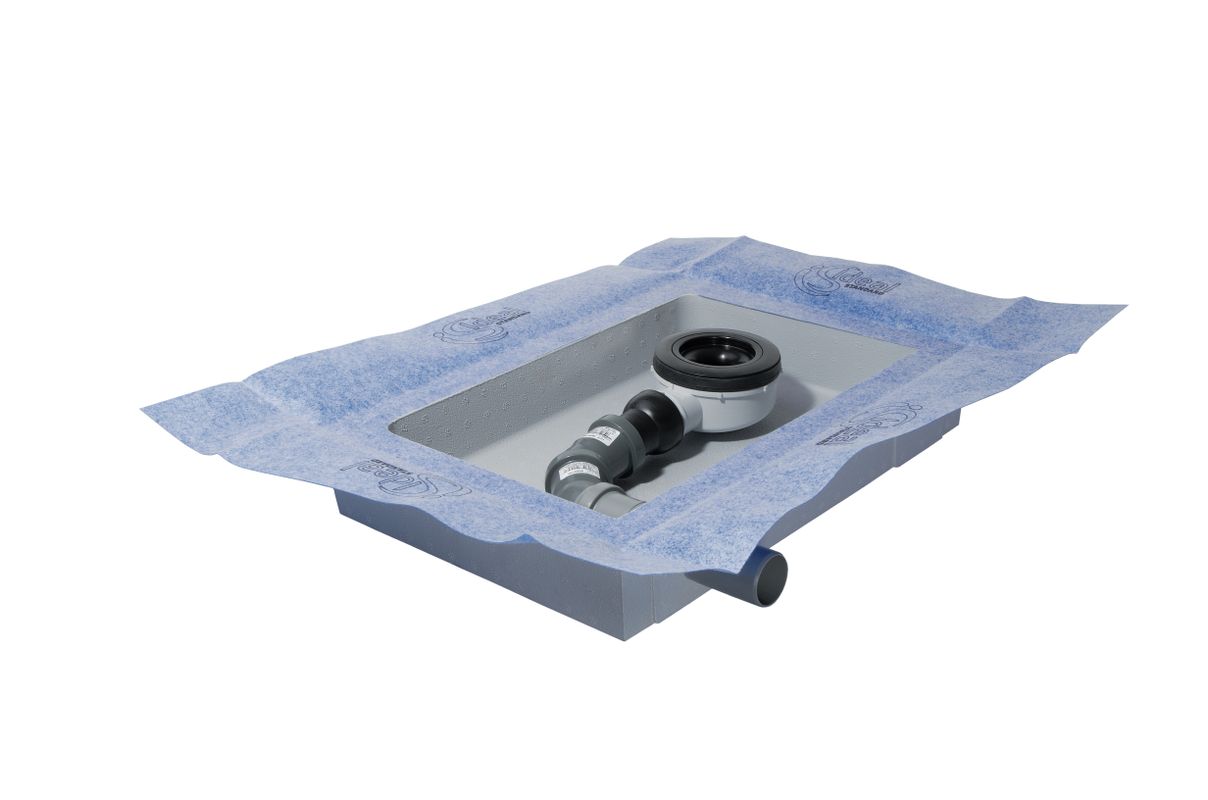 Ideal Standard Ablaufbox klein, DN 40, 460 x 320 x 75 mm rechts oder links verwendbar, 460 x 320 mm Bild 1