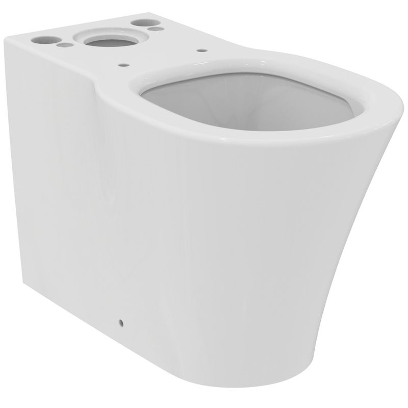 Ideal Standard ConnectAir Stand-Tiefspül-WC AquaBlade f WC-Kombi.Abgang waagerecht verd, 400 x 360 x 660 x 660 mm, Farbe weiß Bild 1