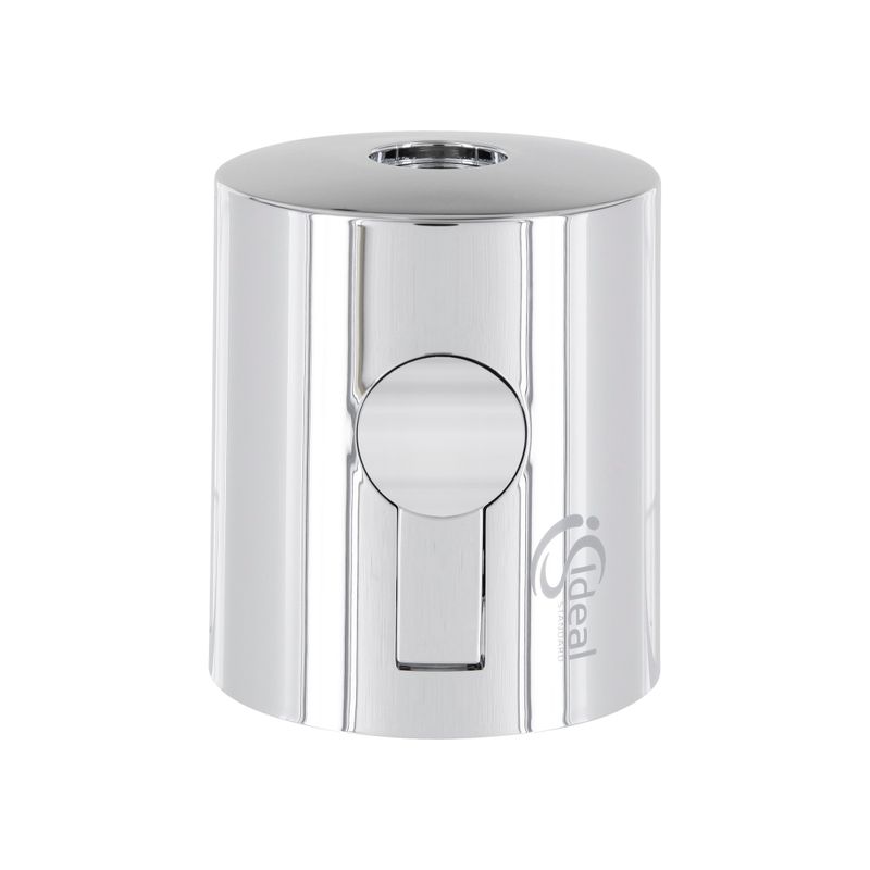 Ideal Standard Temperaturgriff CeraTherm 50, für AP-Wannenthermostat, mit IS-Logo, Farbe silberfarben Bild 1