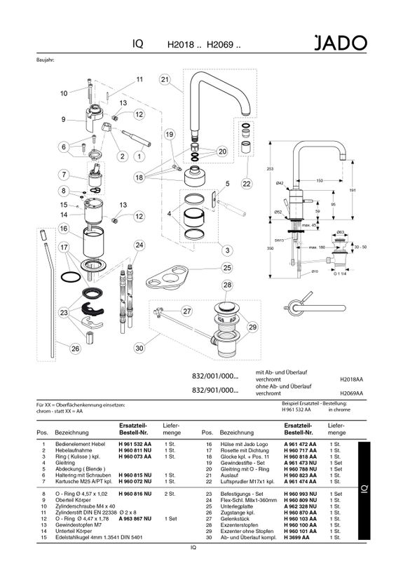 Ideal Standard O-Ring-Set Bild 1