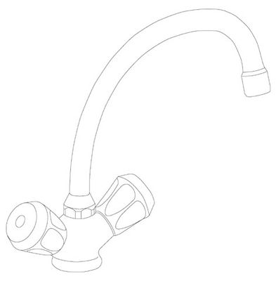 Ideal Standard TopSelect Niederdruck-Mischbatterie, mit flexiblen Schlaeuchen, DN 15 Bild 3