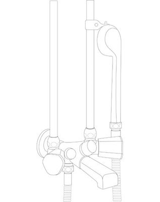 Ideal Standard Zweigriff Wannenarmatur Niederdruck Bild 3
