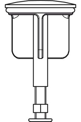 Ideal Standard Ablaufstopfen, Edel-, Material Messing Bild 3