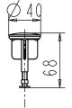 Ideal Standard Jado Ablaufstopfen, Edel-, Material Messing Bild 2