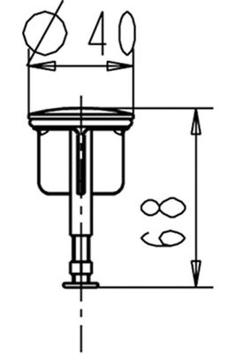 Ideal Standard Ablaufstopfen, Edel-, Material Messing Bild 2