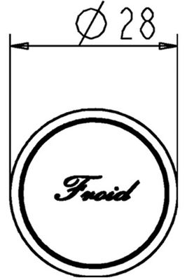 Ideal Standard Zierkappe Froid Retro, für Varianten mit Kreuzgriffen, Farbe silberfarben Bild 2