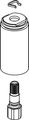 Ideal Standard AnschlusssetT, 8 x 20 mm, Farbe silberfarben Bild 1