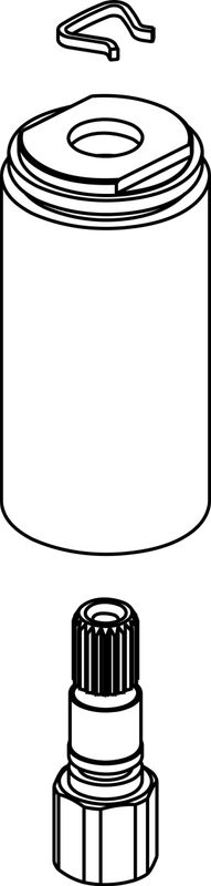 Ideal Standard AnschlusssetT 8X20, 8X18, Farbe silberfarben Bild 1