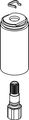 Ideal Standard AnschlusssetT, 8 x 20 mm, Farbe silberfarben Bild 2