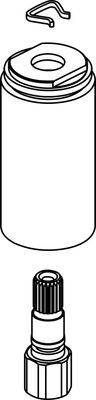 Ideal Standard AnschlusssetT 8 x 20, 8 x 18, Farbe silberfarben Bild 2