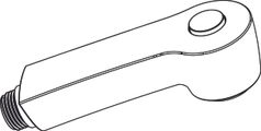 Ideal Standard Geschirrbrause, für Küchen armatur COMBI, Niederdruck, Farbe silberfarben Bild 5