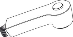 Ideal Standard Geschirrbrause, für Küchen armatur COMBI, Niederdruck, Farbe silberfarben Bild 6