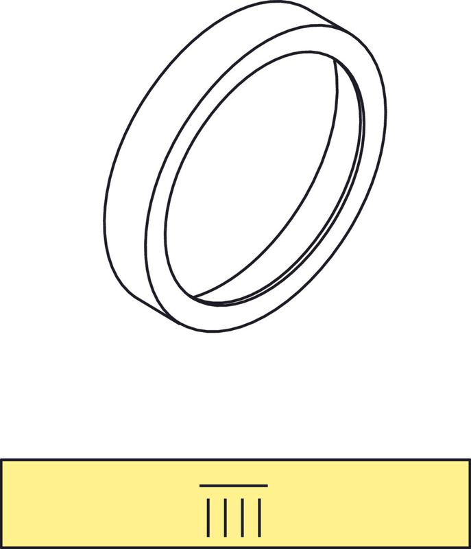 Ideal Standard Dekorring, mit Symbol Kopf brause Bild 1