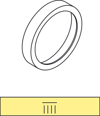 Ideal Standard Dekorring, mit Symbol Kopf brause Bild 2