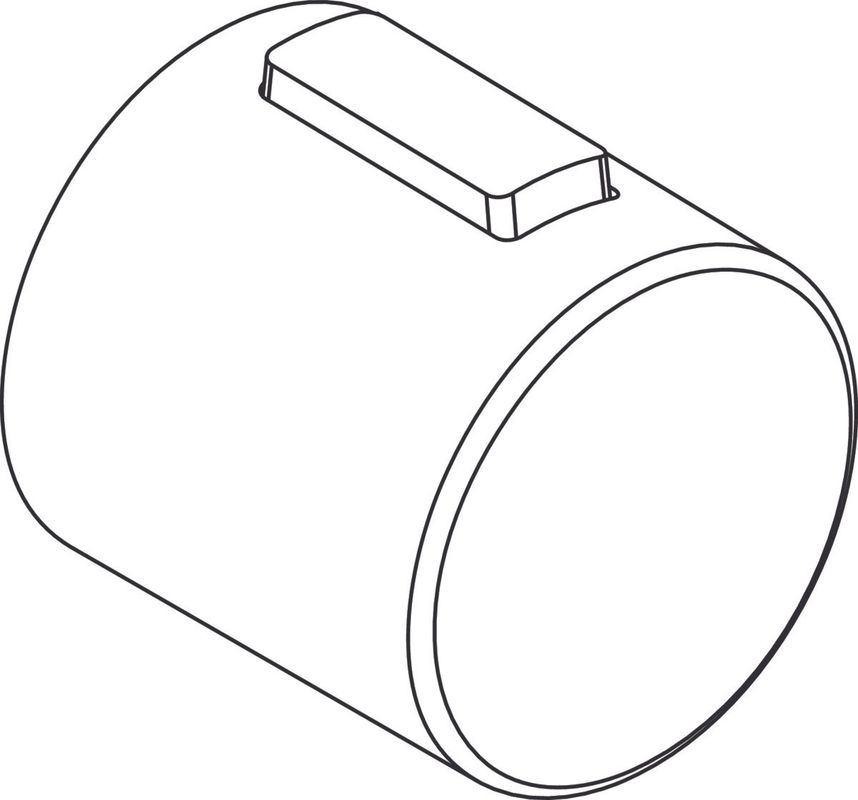 Ideal Standard Thermostatgriff, ohne Bedruckung, Farbe silberfarben Bild 1
