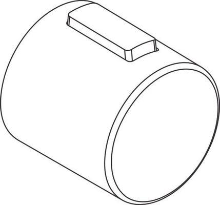 Ideal Standard Thermostatgriff, ohne Bedruckung, Farbe silberfarben Bild 2