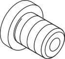 Ideal Standard Befestigungsschraube M6, Farbe silberfarben Bild 2