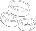 Ideal Standard Dichtungsset für Kartusche Durchmesser: 47 mm Bild 3