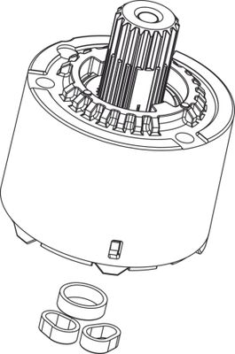 Ideal Standard Kartusche 47 Cycle, VALVE, 124 Grad, zusammengestellt Bild 2