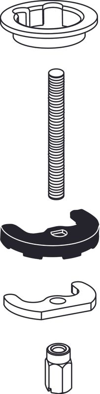 Ideal Standard Befestigungsset M8, mit Dichtung Bild 1