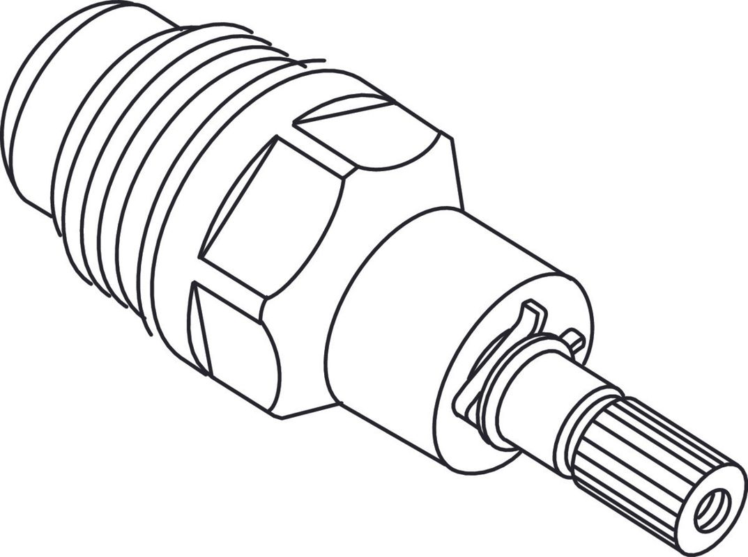 Ideal Standard Oberteil 3/4", Unter putz, Gummi Bild 1