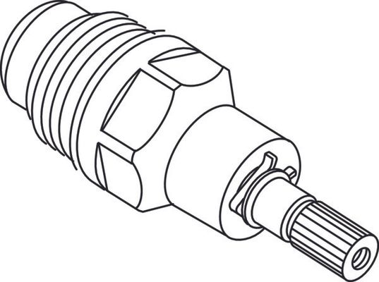 Ideal Standard Oberteil 3/4", Unter putz, Gummi Bild 2