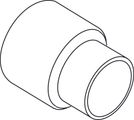 Ideal Standard Hülse, 3/4", Farbe silberfarben Bild 1