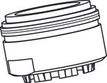 Ideal Standard Strahlregler M ND A.G. CeramixBlue, 24 x 1 mm, Farbe silberfarben Bild 1