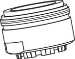 Ideal Standard Strahlregler M ND A.G. CeramixBlue, 24 x 1 mm, Farbe silberfarben Bild 2