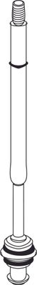 Ideal Standard Umschaltspindel, Farbe silberfarben Bild 2