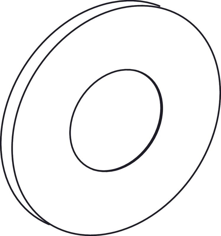 Ideal Standard Rosette, Farbe silberfarben Bild 1