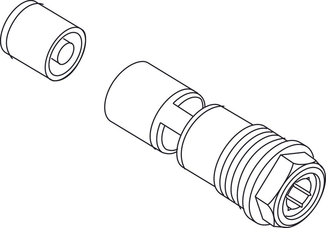 Ideal Standard Rückflussverhinderer- Stop-Einh, 3/4", Farbe rot Bild 1