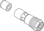 Ideal Standard Rückflussverhinderer- Stop-Einh, 3/4", Farbe rot Bild 2