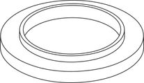 Ideal Standard dekorative Rosette Mara, Farbe silberfarben Bild 3