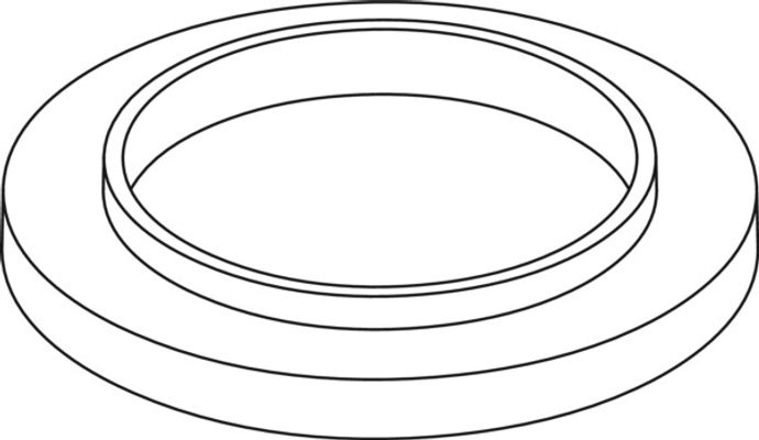 Ideal Standard dekorative Rosette Mara, Farbe silberfarben Bild 4