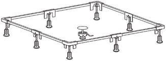 Ideal Standard Einbaurahmen Grösse 1, für BRW bis, 1200 x 1200 mm Bild 4